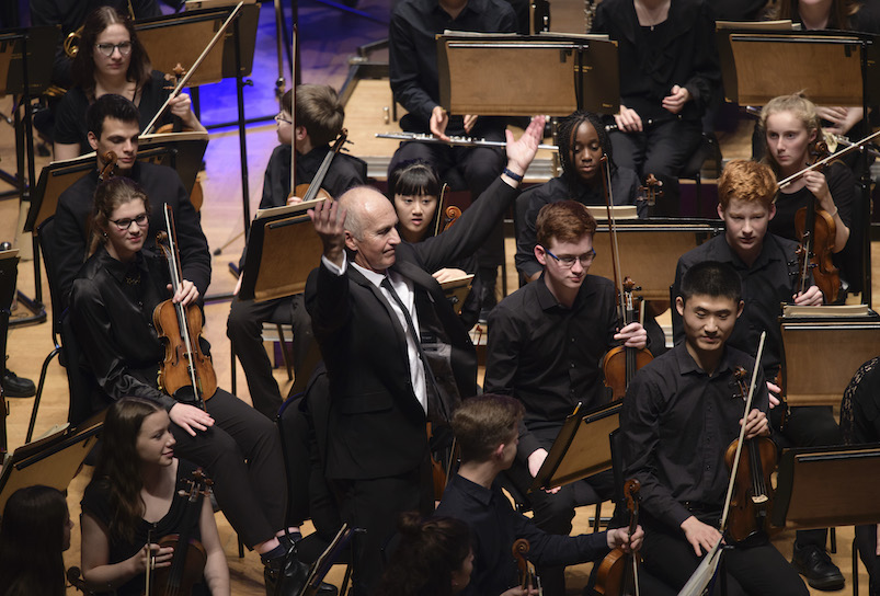 The English Schools' Orchestra during the 2019 Concert